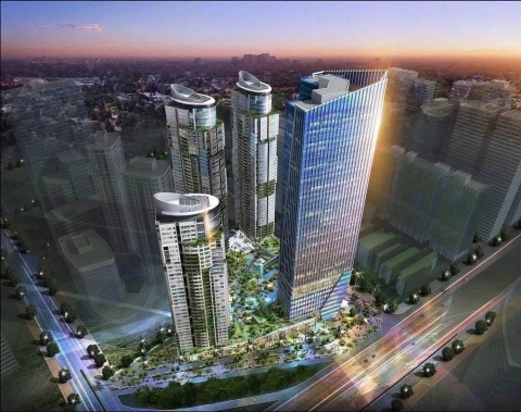 Mặt bằng tổng thể của Sun Grand City Cầu Giấy -tổ hợp siêu sang sắp ra mắt