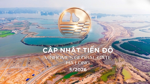 Cập nhật tiến độ công trường thi công hạ tầng Vinhomes hạ long xanh